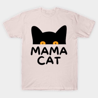 mama cat t shirt for cat lover T-Shirt